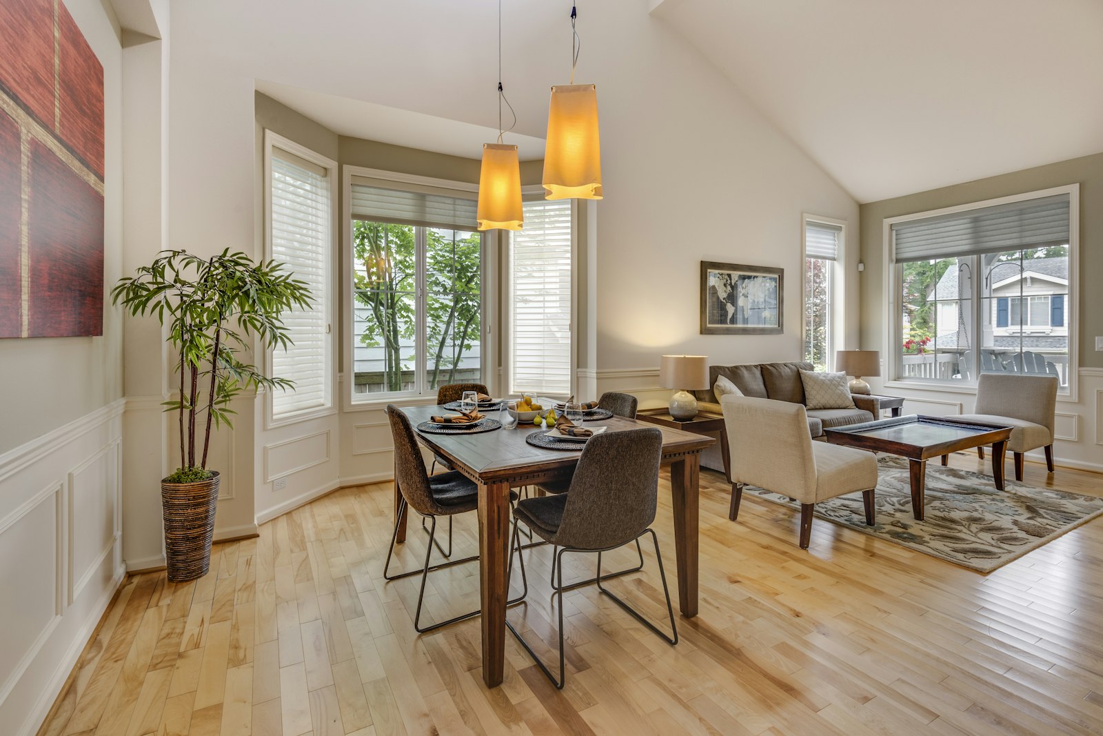 After: finished dining room